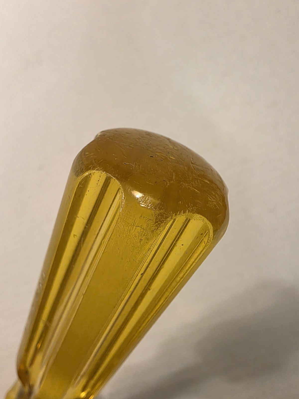 Flat Screwdriver Irwin USA Yellow Handle