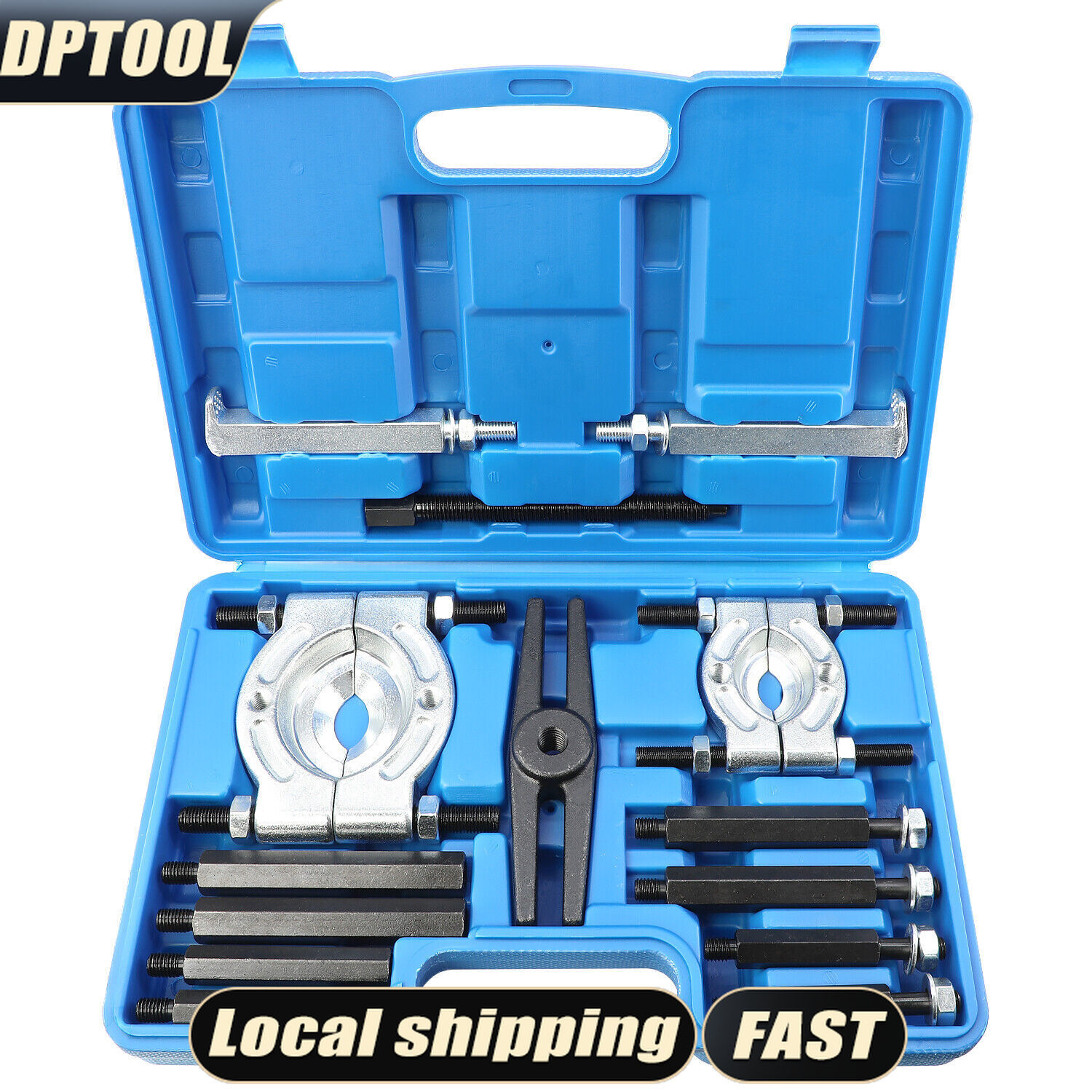 Universal 14PC 5 Ton Bearing Separator Puller Kit 2" 3" Heavy Duty Tool Set
