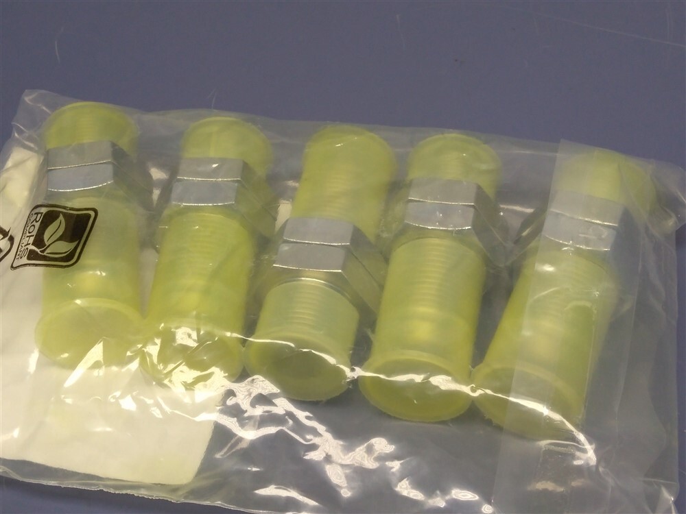 Lot of 5 Parker 12 WFTX-WLN-S Triple-Lok Male Bulkhead Conn. 37° Flare NPTF