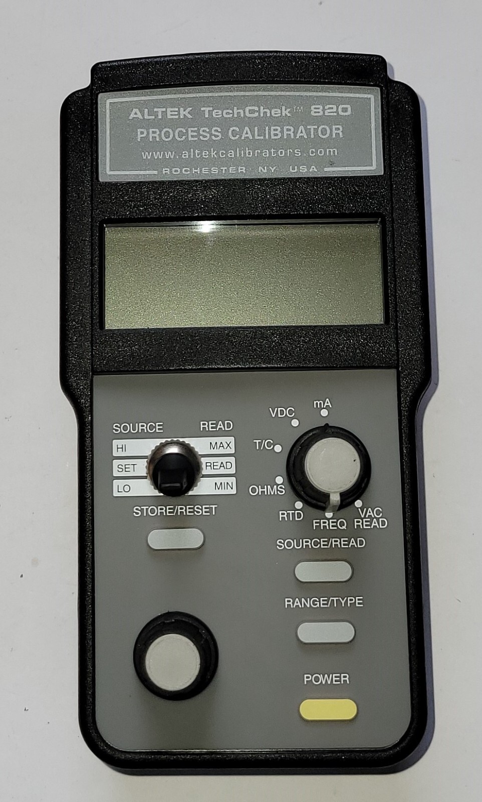 Altek TechChek 820 Process Calibrator, No leads, Mint Condition