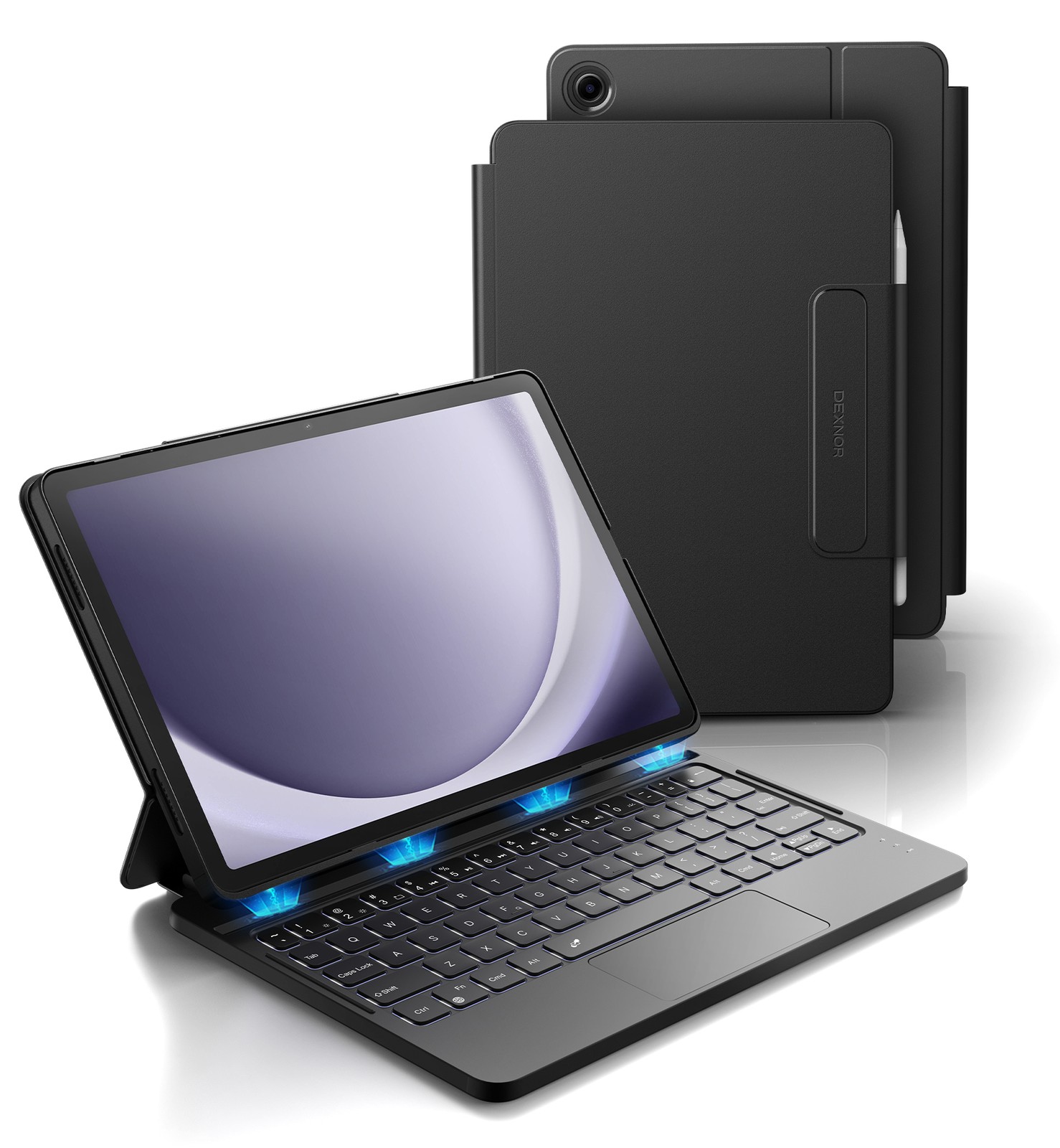 Dexnor Keyboard Case for Samsung Galaxy Tab A9+ A11+ Plus Multi-Touch Trackpad