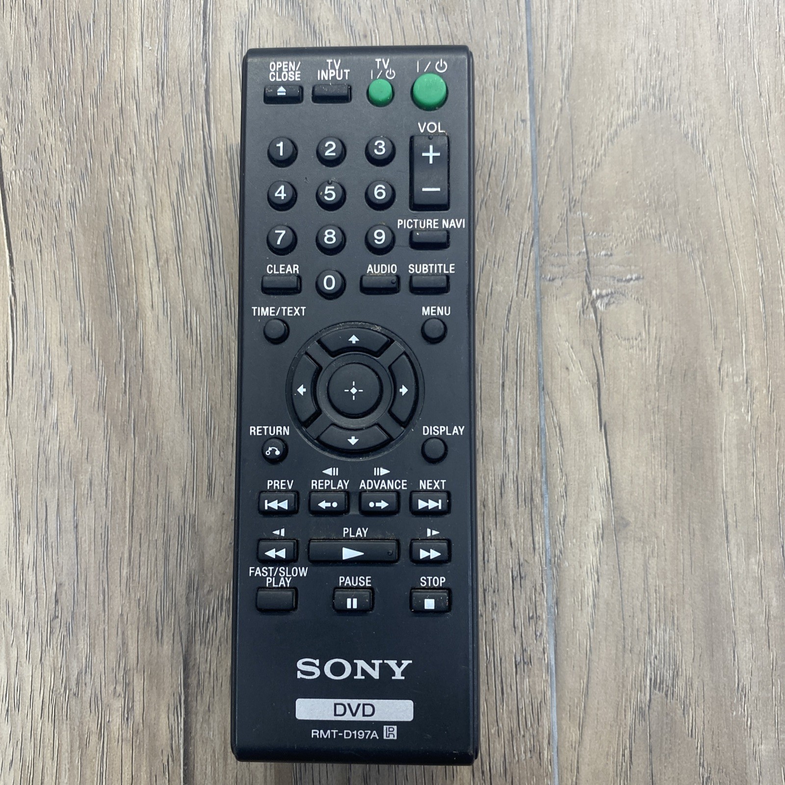 Sony DVD Remote RMT-D197A Replacement OEM Original Free Shipping