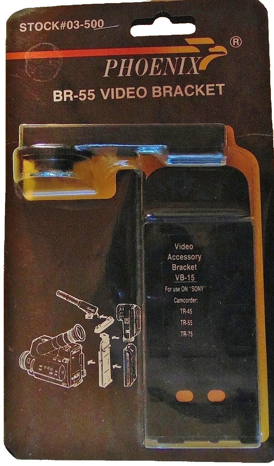 NEW - Video Bracket Phoenix BR-55 for Sony TR Series Camcorder