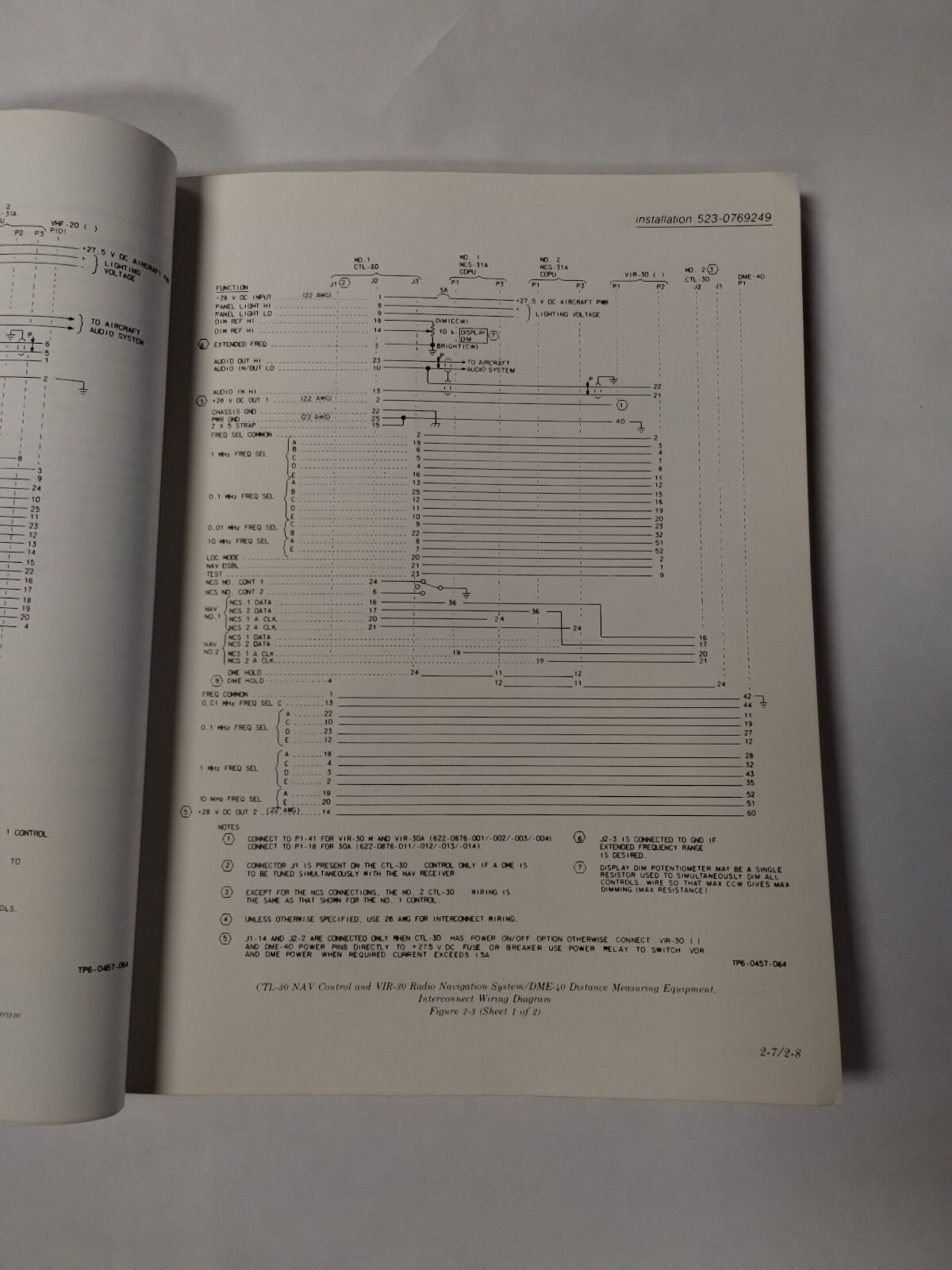 Collins CTL- ( ) Controls Instruction Book 523-0769247-00111A-Original