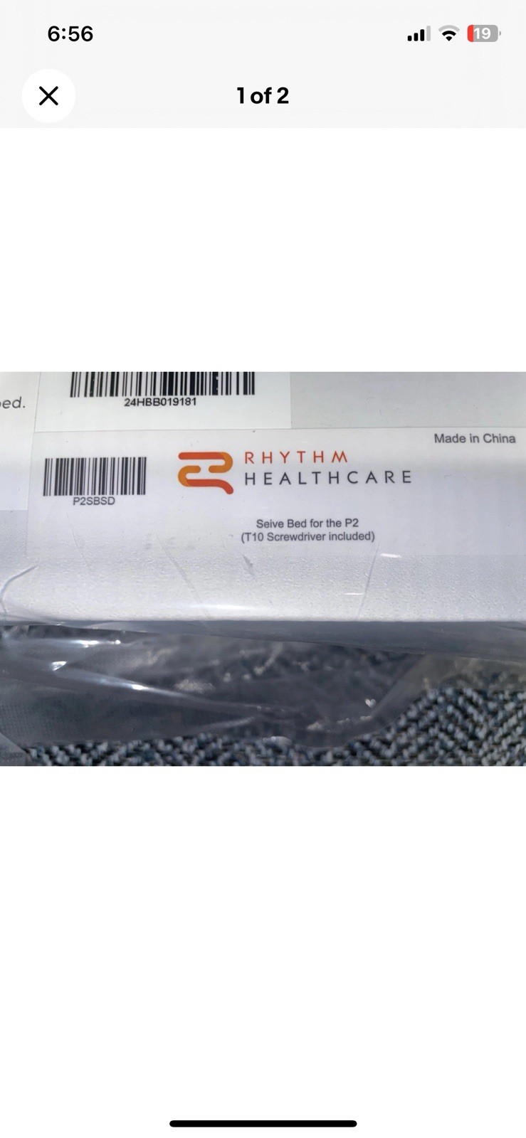 Rhythm P2 Portable Concentrator Replacement Sieve Bed POC