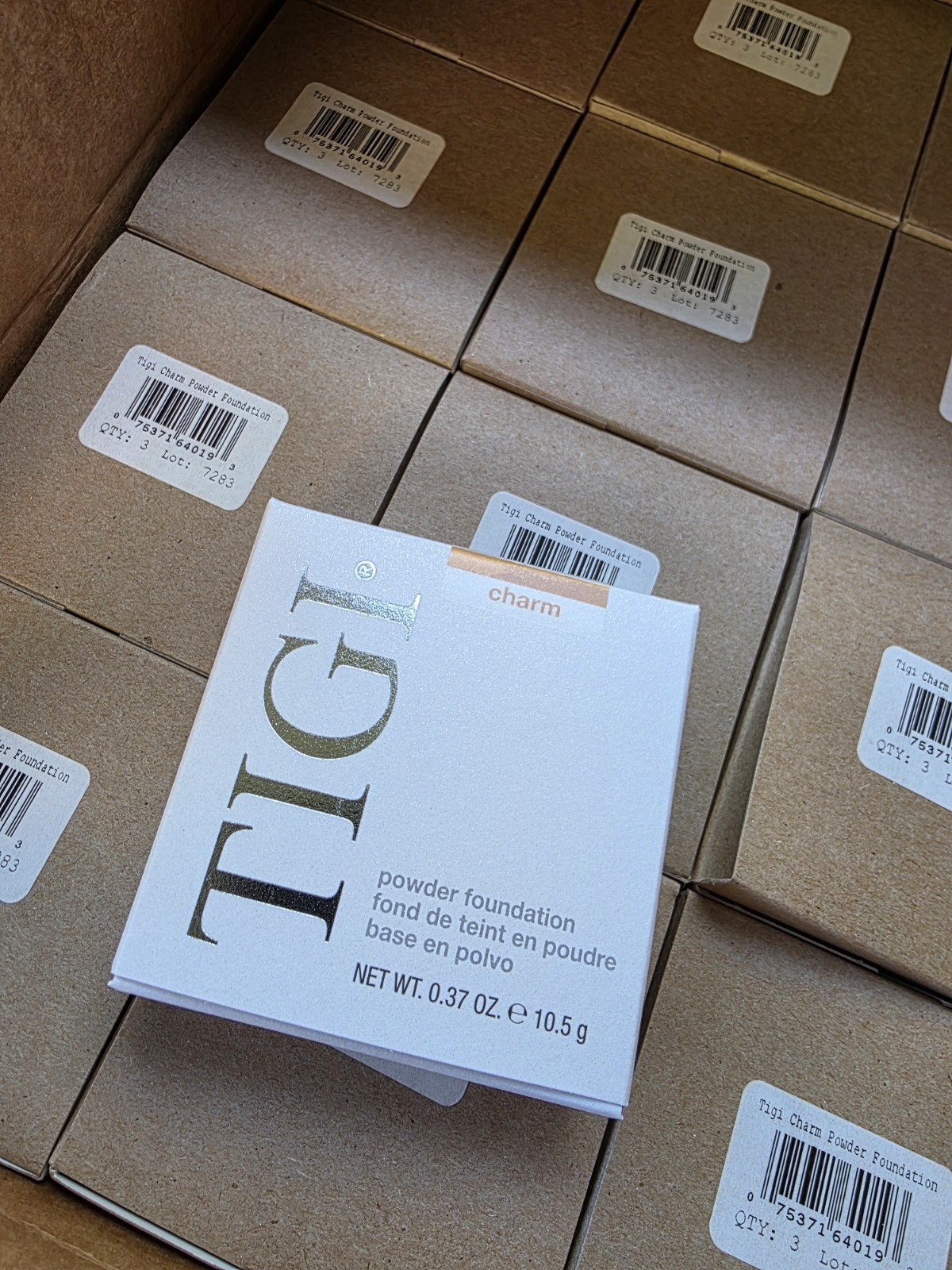 Wholesale Lot of 36 TIGI Cosmetics Powder Foundation CHARM Closeout MSRP $1368