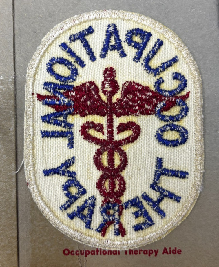 Kay Adams Collection WW 2 Occupational Therapy Aide Patch Inv# KA439