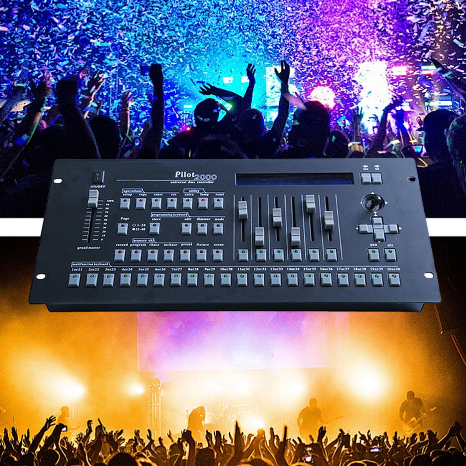 Pilot-2000 DMX Controller Stage Effects Lighting Console DMX Console