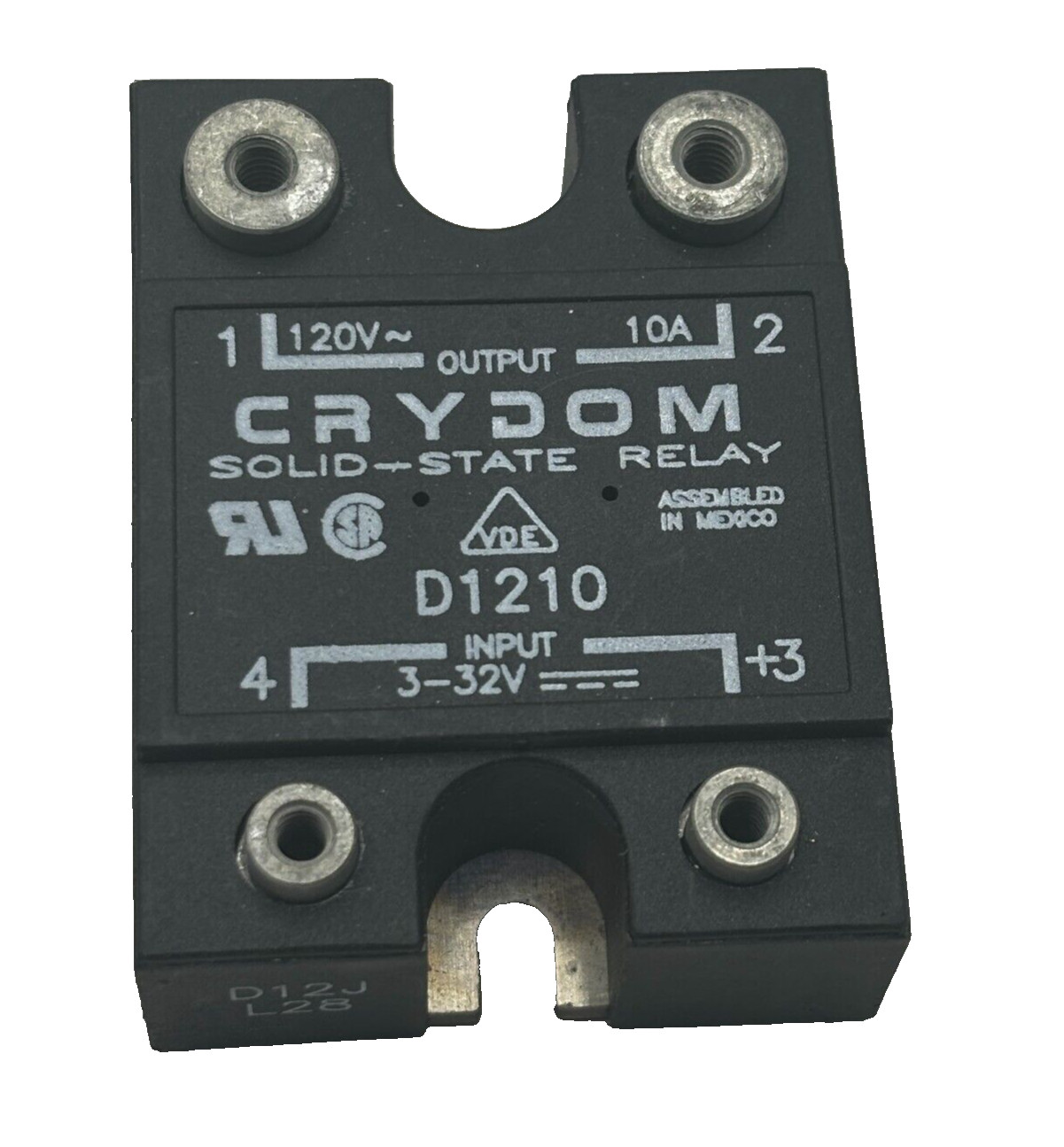 Crydom D1210 Solid State Relay 3-32v-dc 10a Amp 120v-ac ⭐