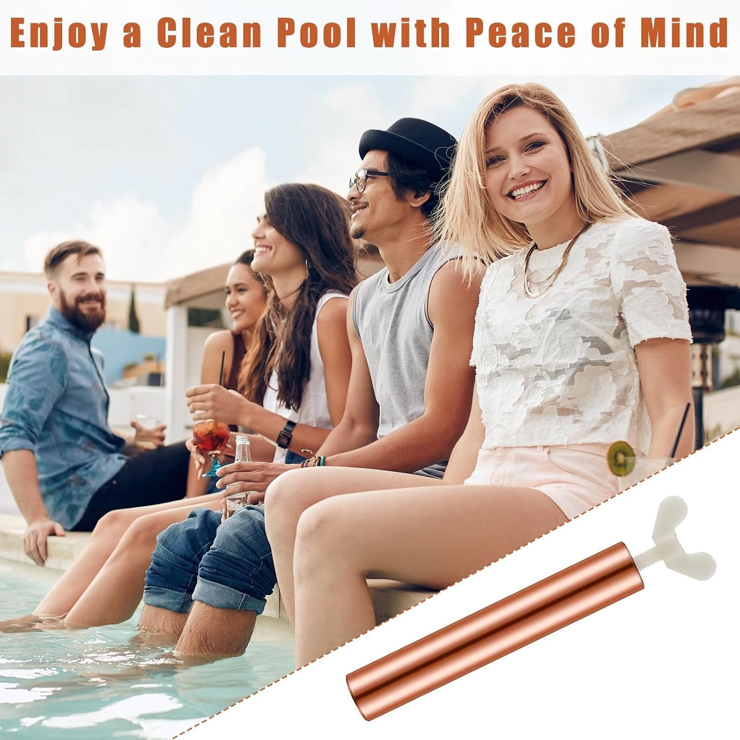 Solar Copper Anode Replacement for Pool Ionizer