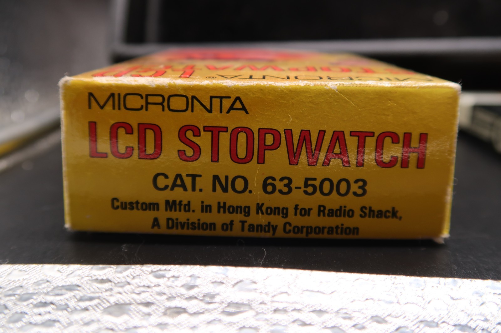 Micronta LCD Quartz Stopwatch Model 63-5003 w/Original Box NOS