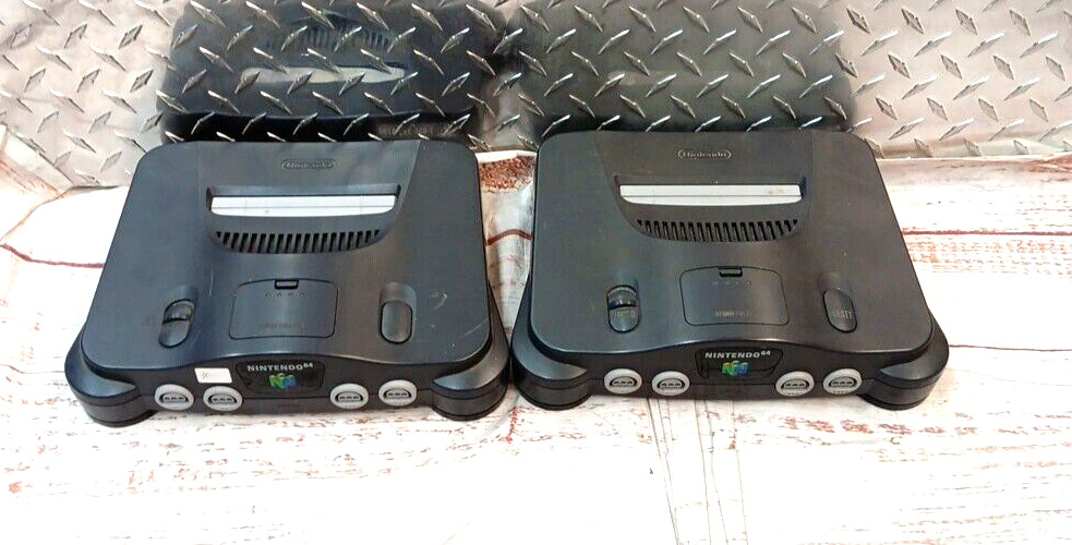 2 - NINTENDO 64 NUS-001 GRAY (CONSOLE ONLY)  - FREE SHIPPING