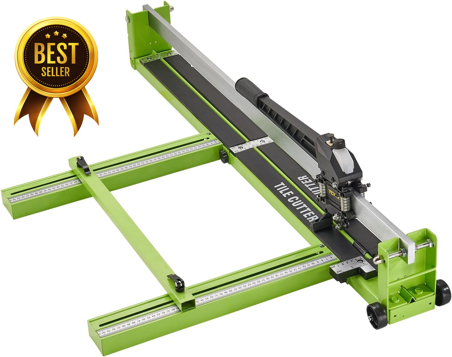 48" Manual Tile Cutter with Laser Guide All Steel Frame for Porcelain Tiles