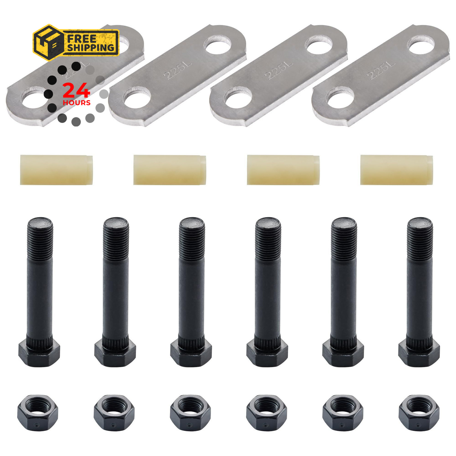 Lonffery Trailer Alex Shackle Kit, 225L Link Fit for 225-1PC