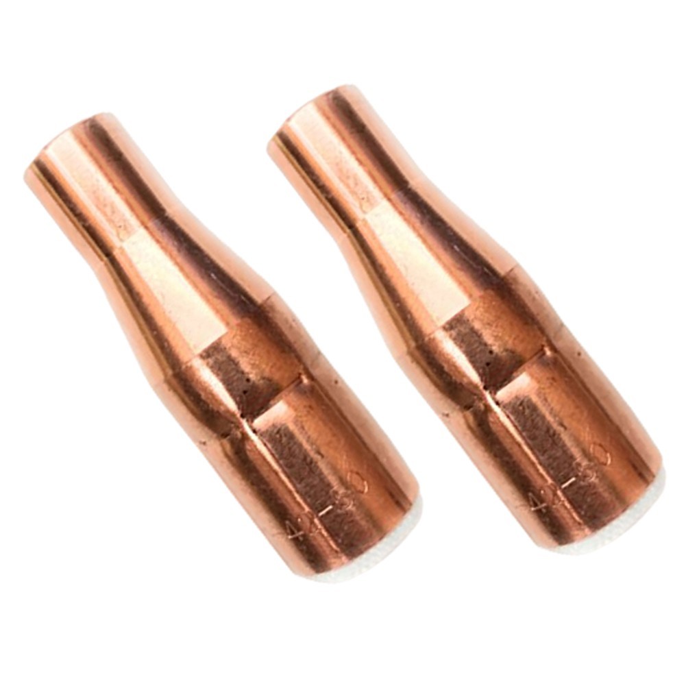 Brass Bottleneck SlipOn for MIG Welding Nozzle Compatible with 404 Series 2pcs