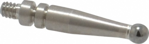 Mitutoyo 2mm Ball Diam, Carbide, Ball Test Indicator Contact Point 0.59" Cont...