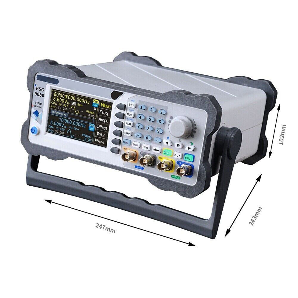 For PSG9080 80MHz Programmable Digital DDS 2 Channel Frequency Signal Generator