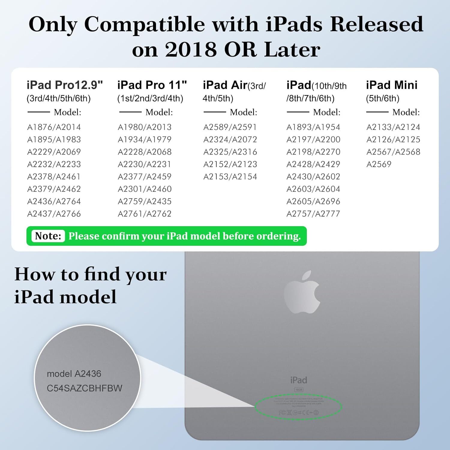 iPad Pencil 2nd Generation, Apple iPad Air/iPad Mini/iPad Pro Fast Charging