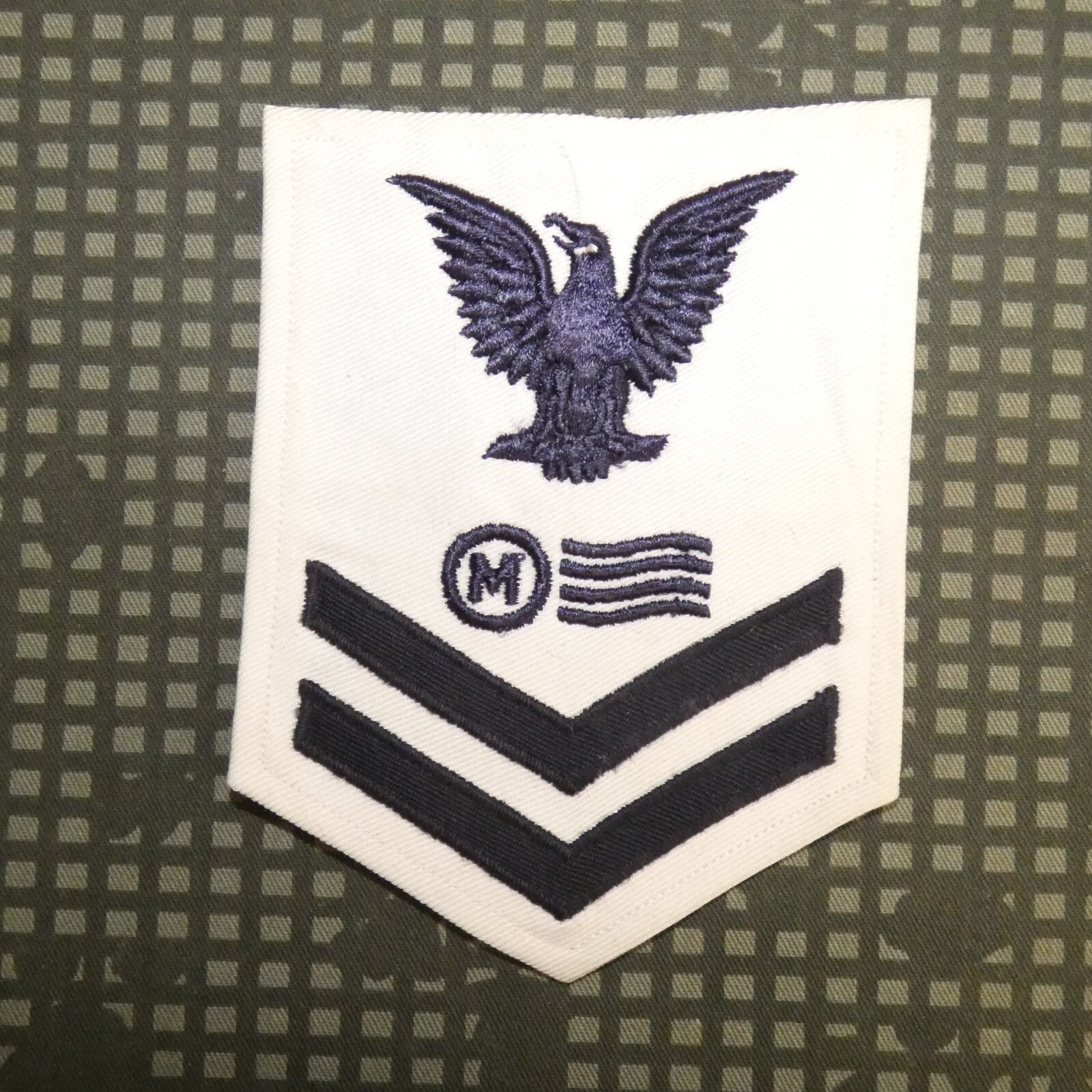 Original WW2 US Navy Mailman Petty Officer 2nd Class Rate (left face/Leona)