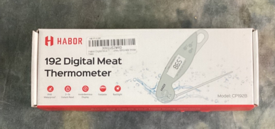 Harbor 192 Digital Meat Thermometer Foldable Instant Read Model CP192B
