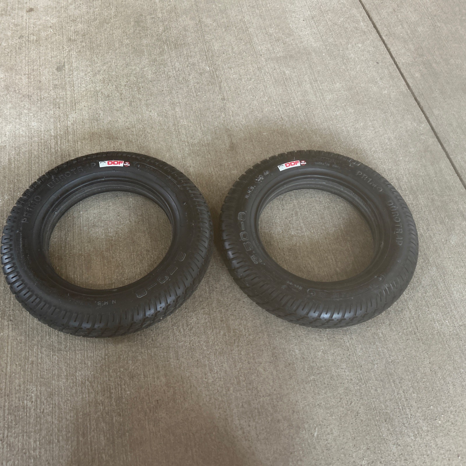 Quickie Pulse 6 Power Wheelchair Rear Tires PR1MO DUROTRAP 2.50-8