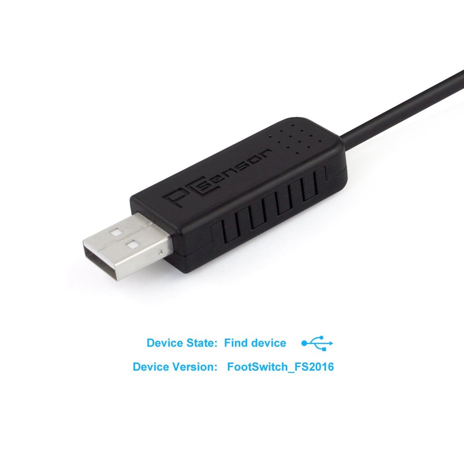iKKEGOL USB Double 2 Foot Switch Control Pedal Video Game Customized PC Keybo...