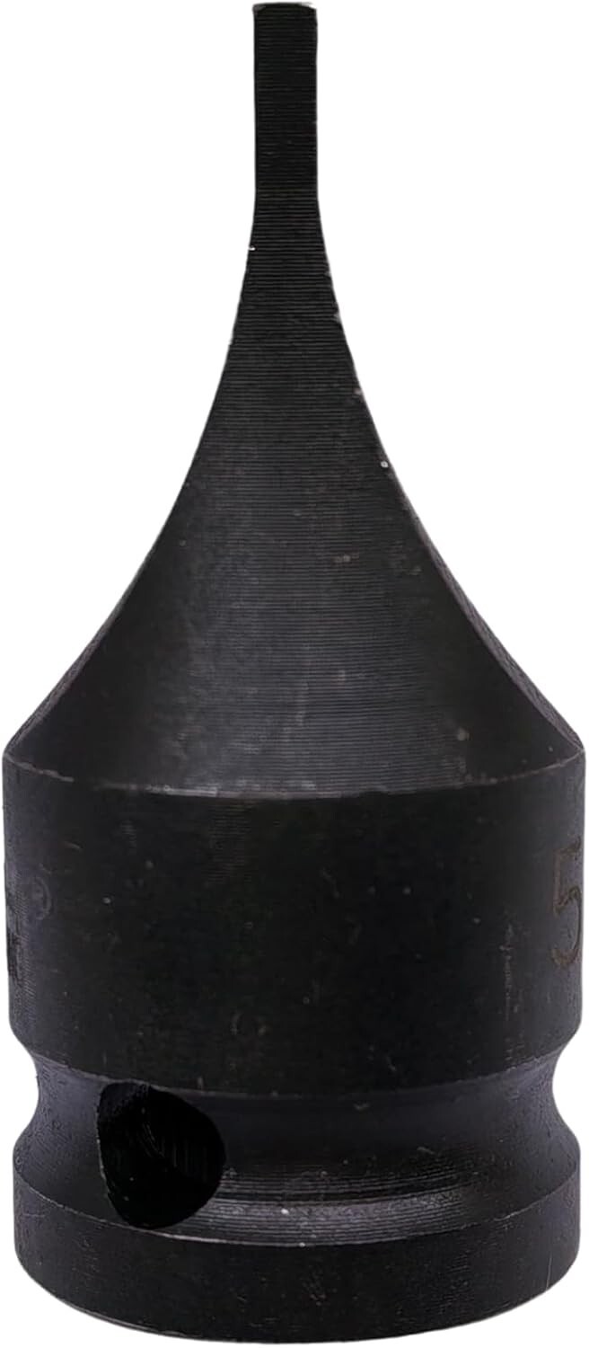 1/2" Drive Slotted Screwdriver Bit Socket,, 5/8" Width x 3/32" Thickness Tip