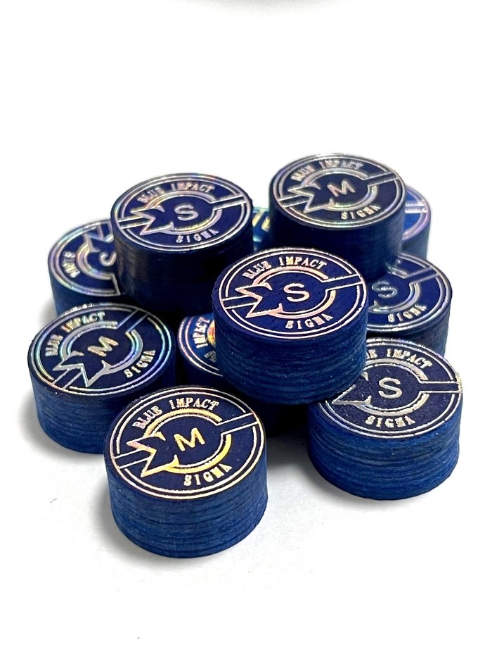 NAVIGATOR JAPAN SIGMA BLUE IMPACT POOL CUE TIP-HARD