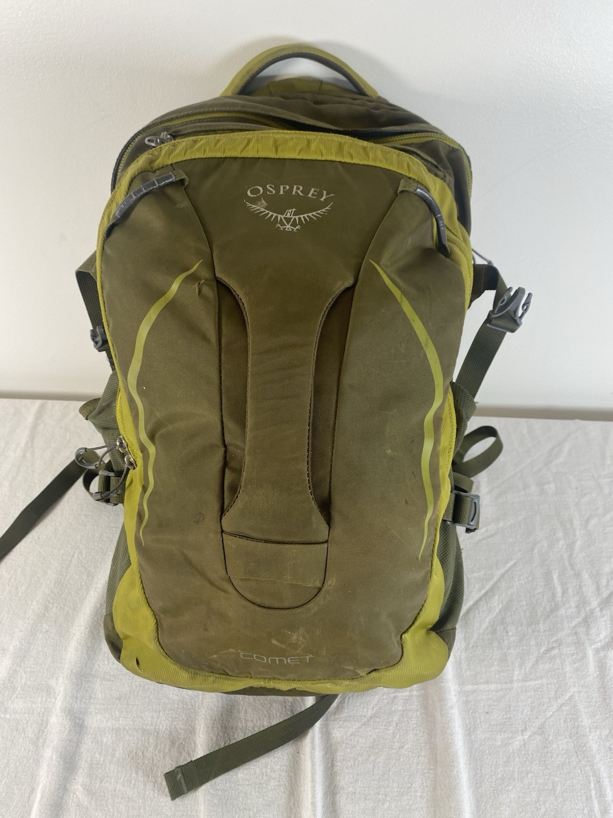 Osprey Comet Backpack Green 24 Seven Series Hiking Camping