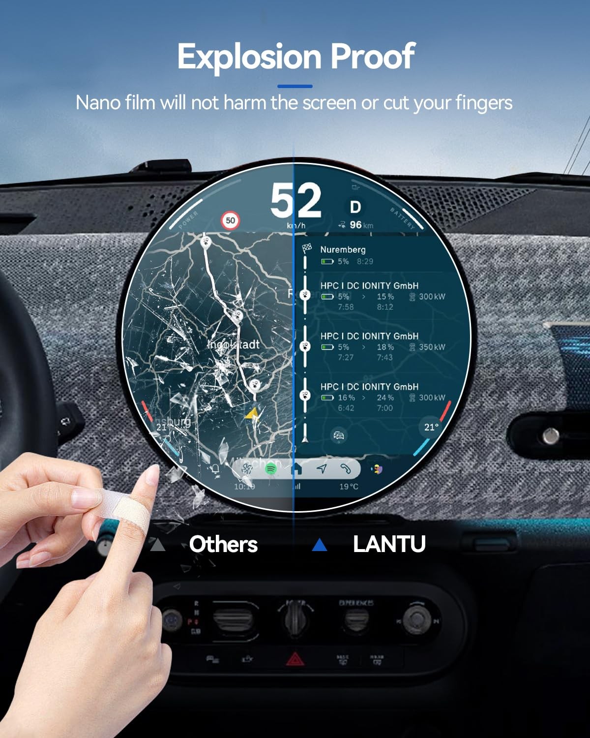 LANTU 2026 Mini Cooper Screen Protector for 2024 2025 2026