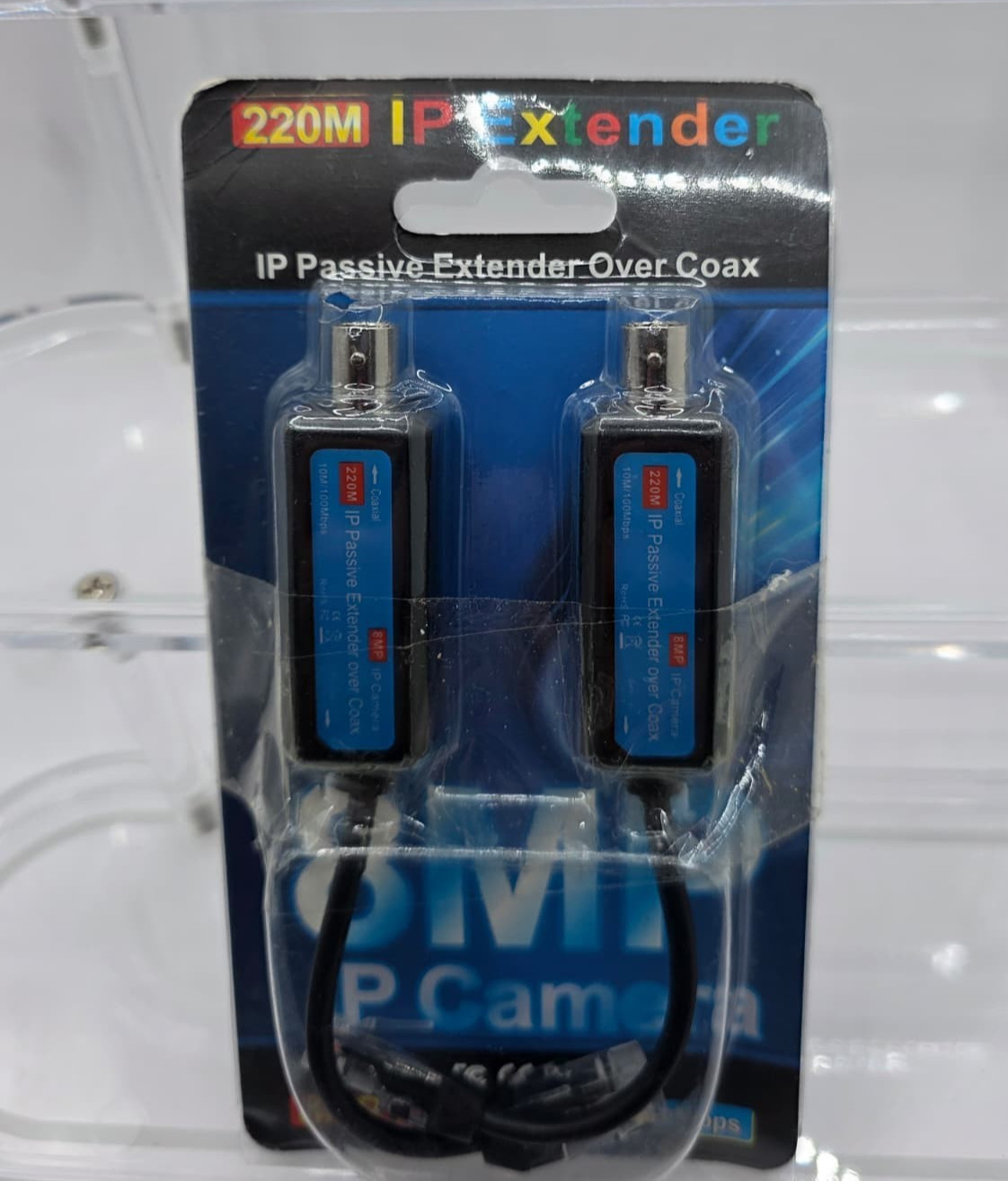 220M IP Extender Over Coax Passive Kit 10/100Mbps for CCTV IP Camera Pair New L5