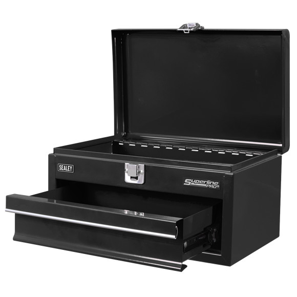 Sealey Tools Superline Pro MINI Toolbox 1 Drawer BLACK 260 x 166 x 142mm