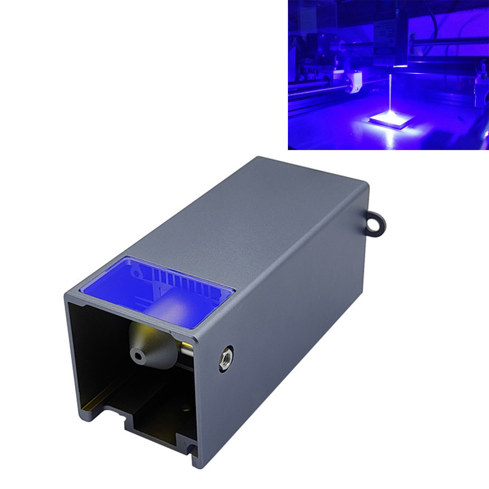 1pc High Power 445nm 450nm 20W 24V Laser Head Laser Engraving Laser Cutting
