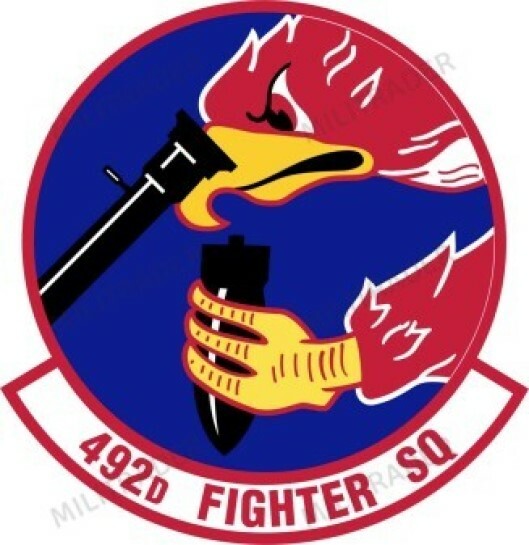 USAF 492nd Fighter Squadron Self-adhesive Vinyl Decal