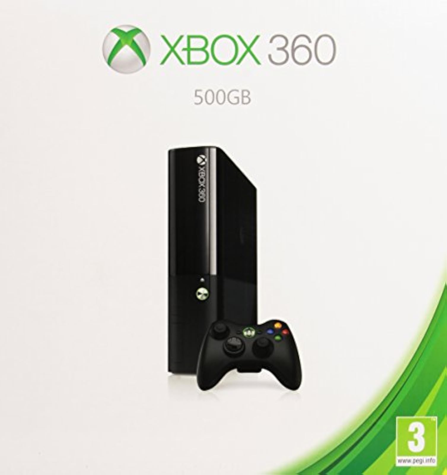 Microsoft Xbox 360 E Model 500GB Console Very Good 6Z