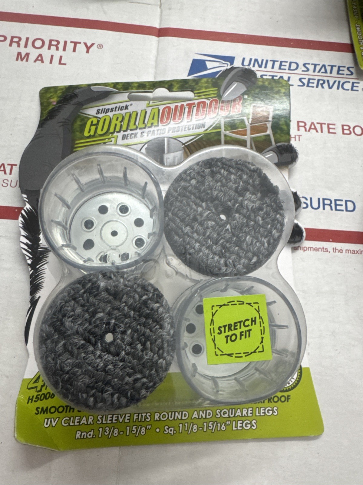 Gorilla Outdoor Clear Sleeve Deck And Patio Protection Set Of 4