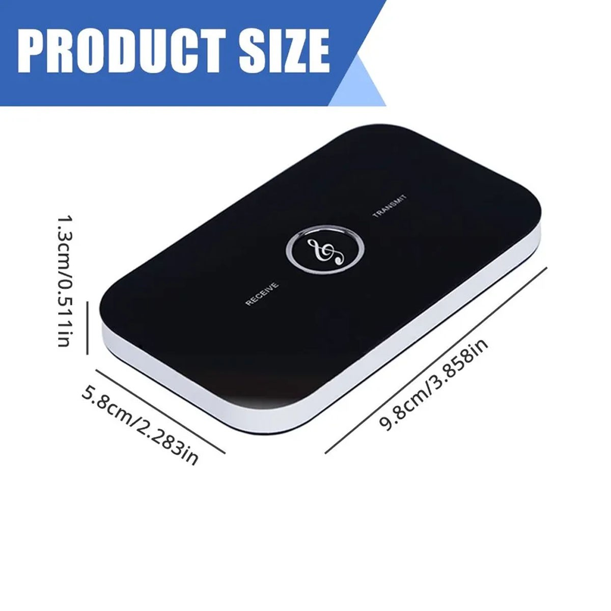 Two in one Bluetooth adapter with Bluetooth receive and Bluetooth transmit