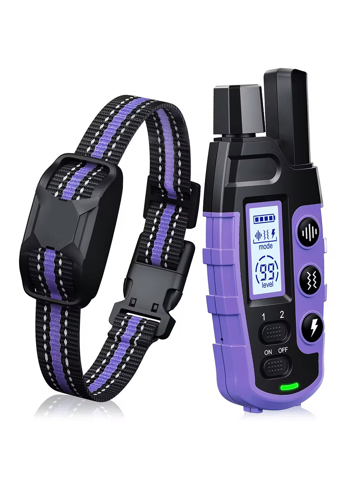 3300Ft Electric Dog Training Collar Remote Control Waterproof Pet Behaviorfor 5-