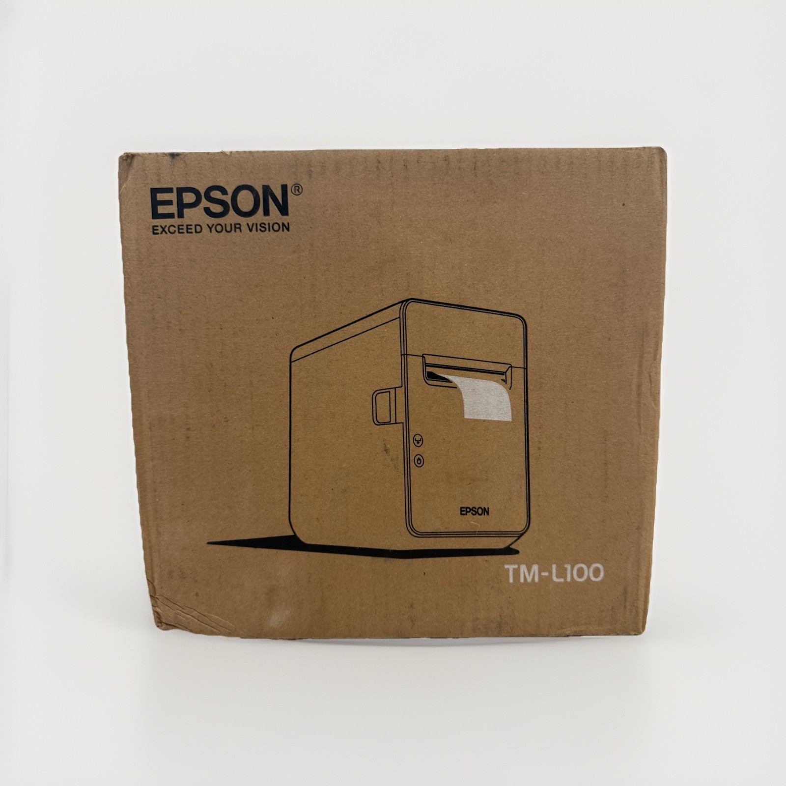 OmniLink Epson TM-L100 C31CJ52001 Liner-free Label Printer USB Ethernet Serial