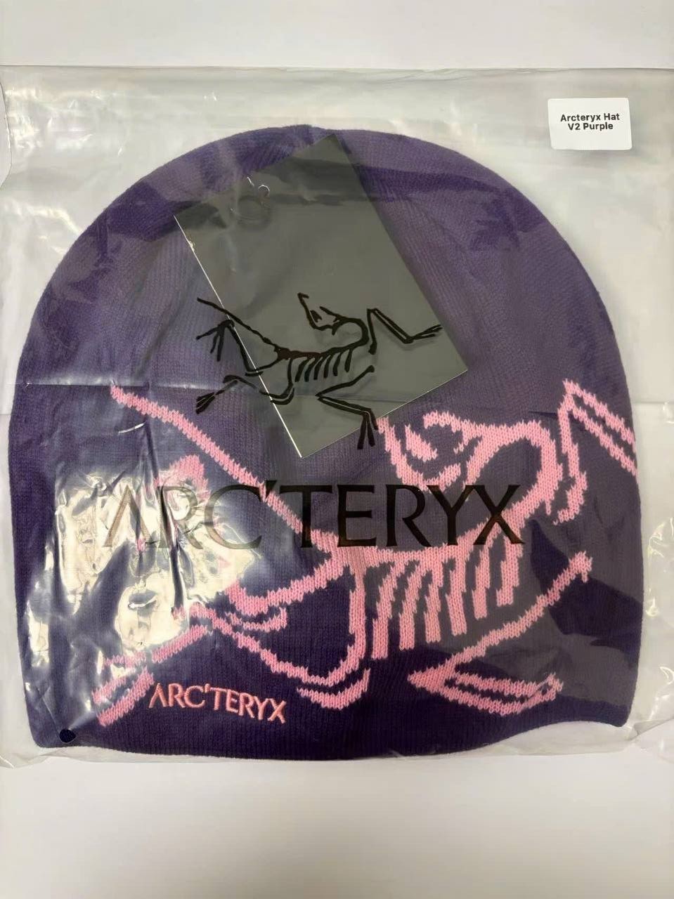 Arc'teryx Bird Head Toque Beanie Purple Wool Winter Hat 2025 Authentic New