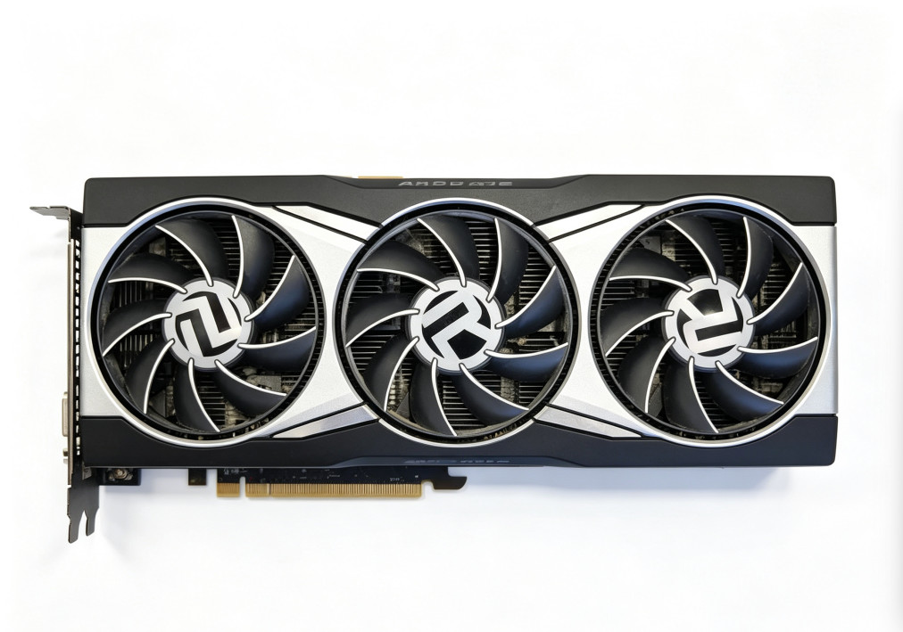 AMD RX 6800 XT 16GB Reference 3-Fan GPU, 8+8Pin, Gaming & AI Render