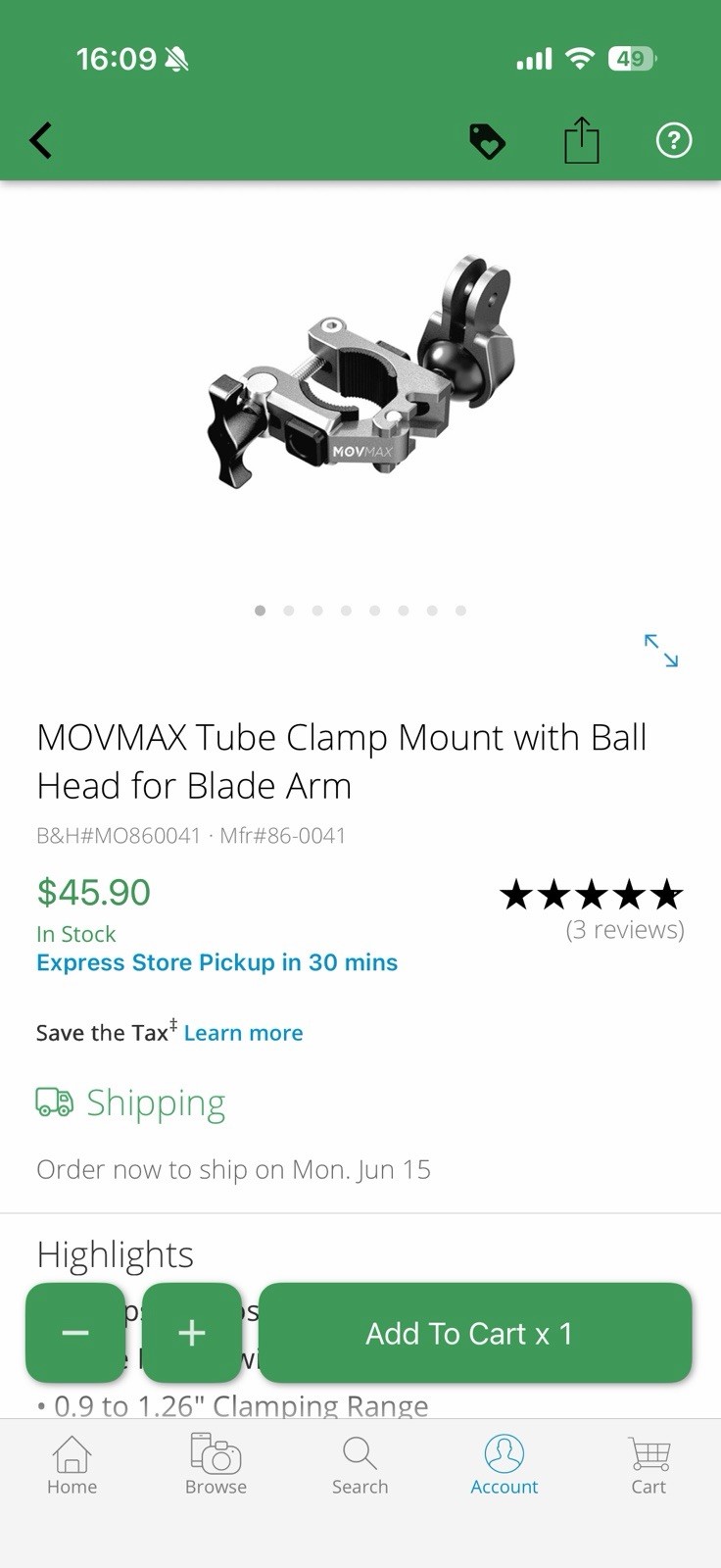 DJI Osmo Pocket 3 And Movmax Blade Arm
