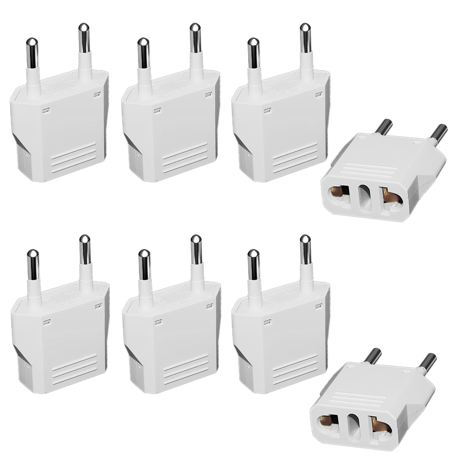 European Plug Adapter US to Europe Adapter Type C Outlet for America USA Italy