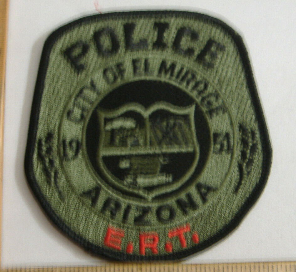 EL MIRAGE ARIZONA SUBDUE ERT POLICE  FABRIC PATCH
