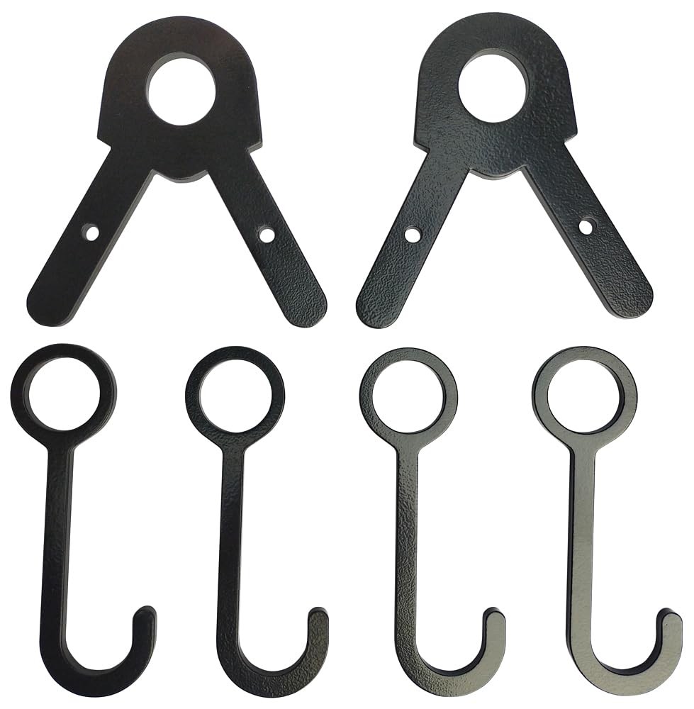 FULLBOW Steel Target Hanger, AR500 4 target hangers & 2 leg brackets