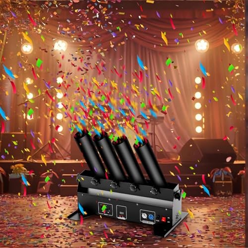 Professional Electric Confetti Cannon Machine Launcher Metal Confetti Blower