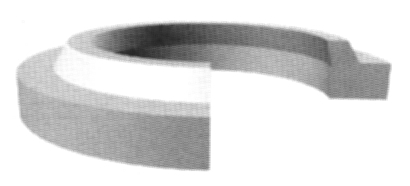 RW AN05 - 3/4" x 1" x 7/64" - AN Style Rod Wiper