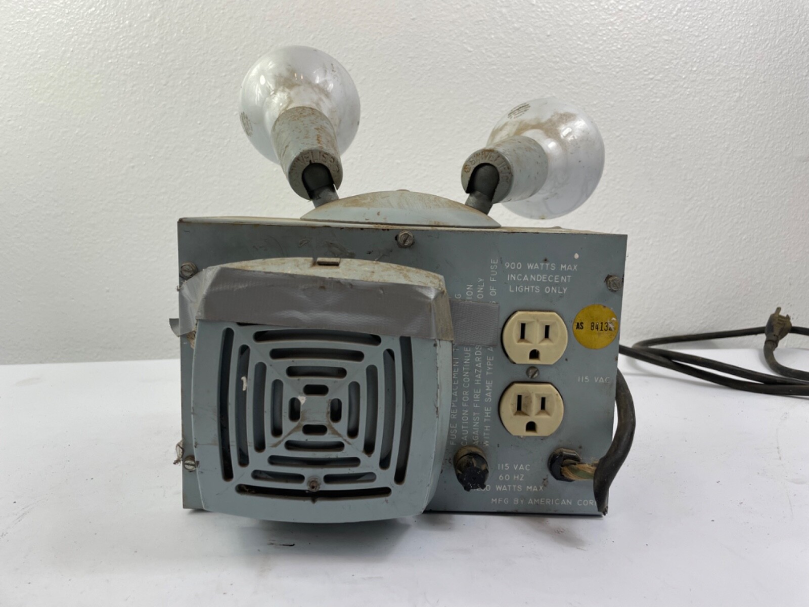 Vintage Ocular Intrustion Sensor Omni Audio Detection System Model: OC 1156