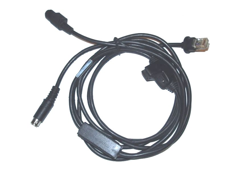 Metrologic Black Straight PS2 KBW Cable MS9520 MS9540 MS7120 MS3580 - TESTED!