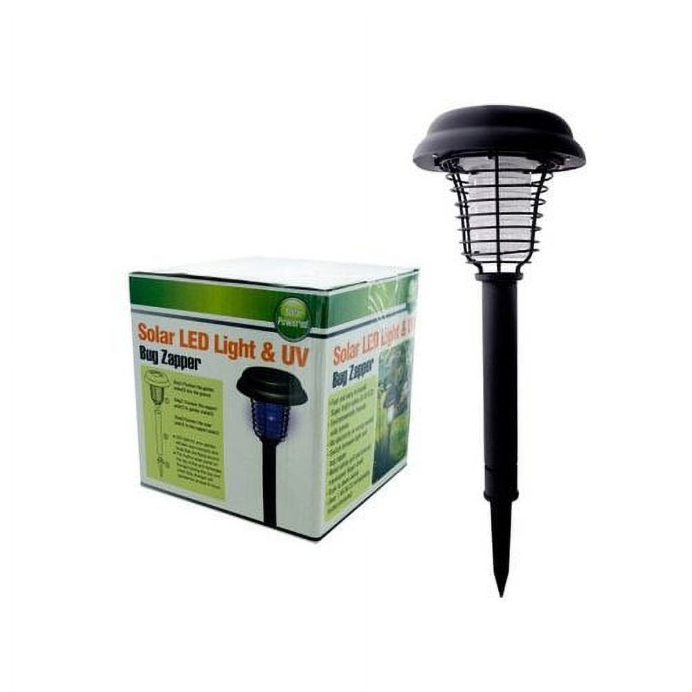 Solar Powered Light, Mosquito and Insect Bug Zapper-LED/UV Radiation Outdoor